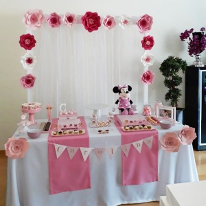 Decoracao-de-festa-Aniversario-Minnie-Rosa