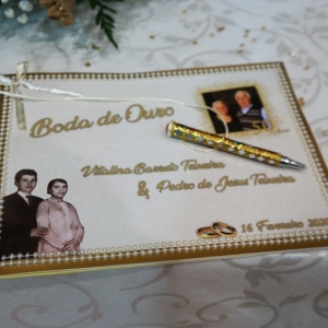 Livro de honra bodas de ouro