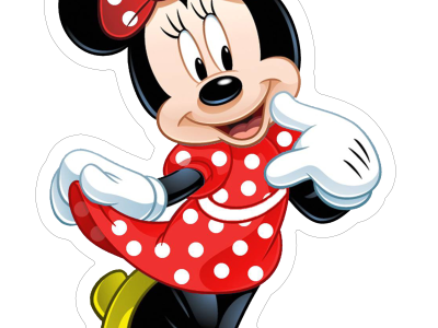 Imagem de mesa Minnie Vermelha